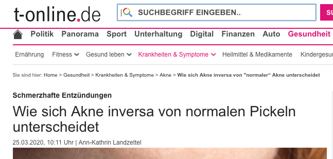 Aufklärung über Akne inversa/ Hidradenitis suppurativa mit Dr. Kirschner (Mainz)