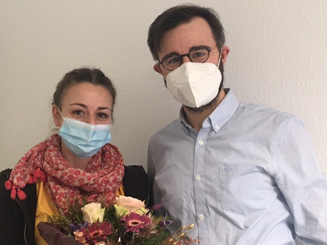 Verabschiedung von Frau Gröschel durch Dr. Kirschner